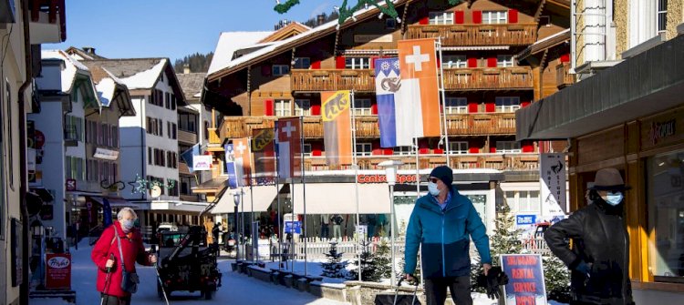 İsviçre de covid-19 nedeni ile evde çalışmak zorunlu kılınırken, kayak için bireylere yasak konmuyor